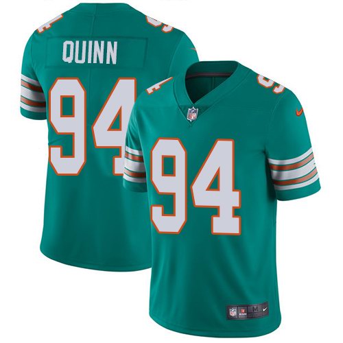 Nike Men & Women & Youth Dolphins 94 Robert Quinn Aqua Throwback NFL Vapor Untouchable Limited Jersey,We sell and wholesale Nike Men & Women & Youth Dolphins 94 Robert Quinn Aqua Throwback NFL Vapor Untouchable Limited Jersey on line form chian!